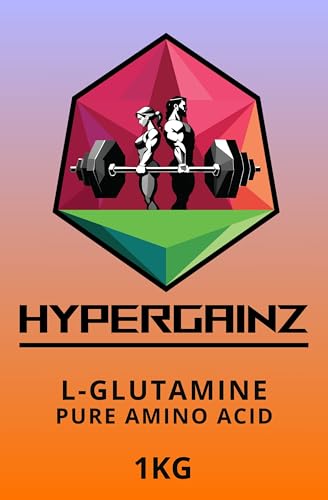 Hypergainz L-Glutamine Pure Amino Acid Powder Micronised L Glutamine Premium Quality 1KG