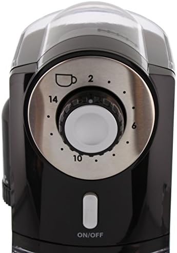 Melitta Molino Elektryczny Młynek do Kawy, Czarny/Stalowy, 1.2 L
