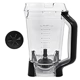 Replacement Pitcher 72 oz XL Compatible with Ninja Blender (New Model) BL610,72oz Pitcher Blender Parts for Ninja BL710WM BL710WMC CO610B CO650B CT610,NEW Model Top Lid with Rim/Handle Extension ONLY