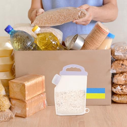 Bolsa de silicona reutilizable para microondas SHOWERORO de 750ml para comidas saludables 7