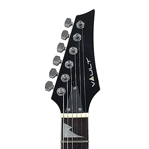 Image of VAULT RG1 Soloist Premium Basswood Electric Guitar (Green Burst, Indian Laurel Fretboard)