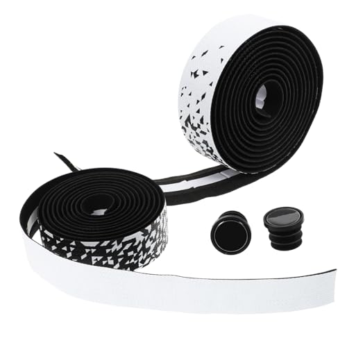 BCOATH 1Set Bike Handlebar Tape Comfortable Non Slip Gradient Color Wraps for Road and Bikes Easy Installation Durable Material Reduces Shock and Hand Fatigue