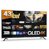 TD Systems - Smart TV 43 Pulgadas QLED 4k Samsung TV Tizen OS 8.0. Triple Tuner (DVB-T2/C/S2). Televisores con Samsung Smart TV Gaming Hub. Televisión del 2026 - PRIME43QC22TIZEN