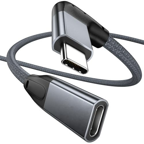 UseBean 10FT USB-C Right Angle Extension Cable 3.1 Gen2