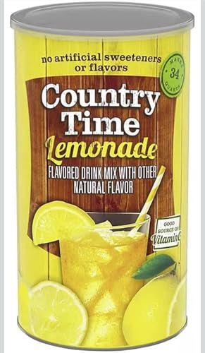 COUNTRY's Time Lemonade Drink Mix Powder, Best Flavor 5lb 2.5 oz