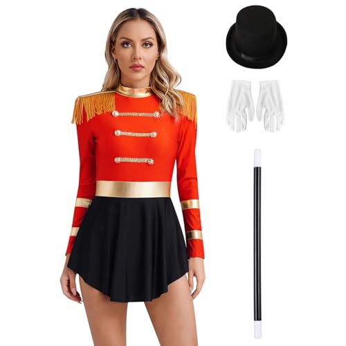 Robe de cirque ringmaster femme pour briller au carnaval et soirées costumées