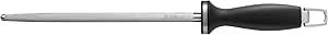 ZWILLING Twin 12 Inch Professional Stainless Steel Sharpening Honing Rod, Chef&#39;s Kitchen Knife Sharpener Stick
