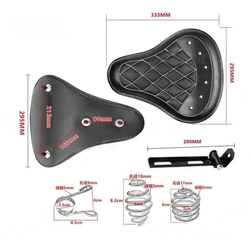 Asiento de resorte contra fatiga lumbar para Shadow Ace y Steed 600 3