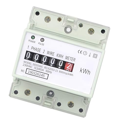 Lightweight Single Phase Energy Meter With LED Display For Accurate Electricity Measurement Efficient Power Management
