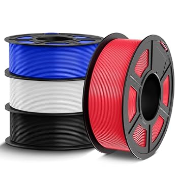 TECBEARS PETG Filament 1.75mm, 4kg Bundle, Multi T401