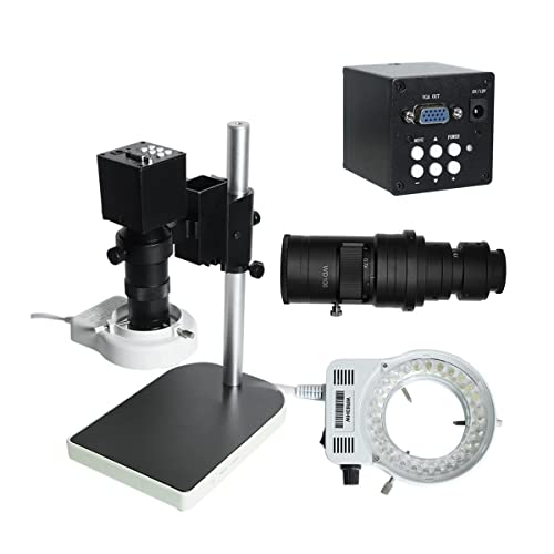 {pANZT[ 38MP 2K HDMI USB fW^ rfI  J Y[ 130X/200X/250X C}Eg ͂񂾕t Microscopio dbCp(VGA 10X-250X C mount)