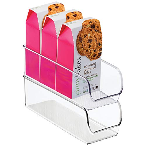 iDesign Linus Plastic Fridge and Freezer Storage Organizer Bin, Container for Food, Drinks, Snacks, Produce Organization, BPA-Free, 11