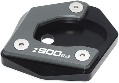 Miniatura 3 de Motorcycle Side Bracket for Ka&was&AKI Z650 Z900 Z900RS 2017-2023 Motorcycle CNC Kickstand Foot Enlarger Side Stand Extension Pad Support Plate