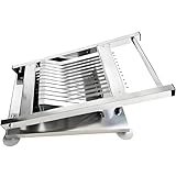 Sushi Schneidemaschine, Edelstahl Sushi Maker, 8/10/12 Segment Sushi Roll Slicer mit Anti-Rutsch-Saugfüßen, für Restaurant, Küche, Snackbar