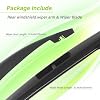 LKK Rear Windshield Wiper Arm Blade Assembly Kit Compatible with Ford Escape 2008-2012, Mazda Tribute 2008-2011, Mercury Mariner 08-11 Rear Wiper Set