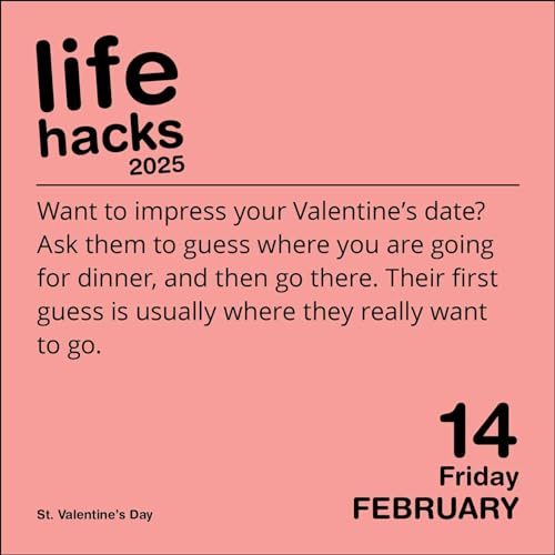 Life Hacks 2025 Day-to-Day Calendar - Thumbnail 3