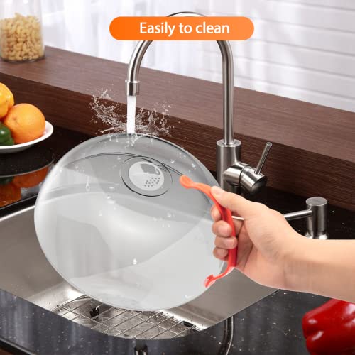 Microwave Cover For Food Splatter, Microwave Splatter Cover Bpa Free, Microwave Plate Cover Guard Lid With Handle, Microwave Food Cover Steam Vents Keeps Microwave Oven Clean - 2 Pack #TOP4