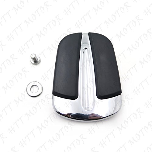 Coussinet de pédale chromé grand format pour moto custom FLS/FLTRX