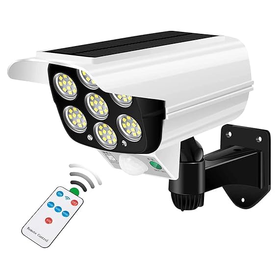 See full amazon price history chart for JAMBUVANTI Outdoor Motion Sensor Solar Lights 77 LEDs Spotlight with Remote Controller FloodLights Outdoor IP66 Waterproof, Wireless Dummy Decoy Fake Security Camera for Porch Garden Patio Driveway JAMBUVANTI Outdoor Motion Sensor Solar Lights 77 LEDs Spotlight with Remote Controller FloodLights Outdoor IP66 Waterproof, Wireless Dummy Decoy Fake Security Camera for Porch Garden Patio Driveway (B0CYY92Y9T) Amazon Price History, Amazon Price Tracker