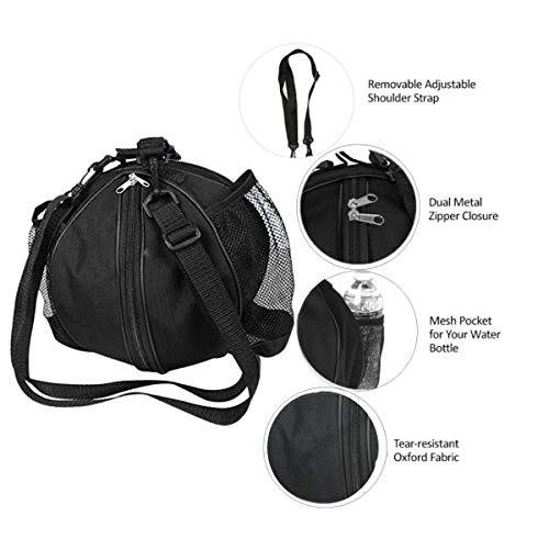 JZK Nera Borsa a Tracolla Porta Pallone Basket