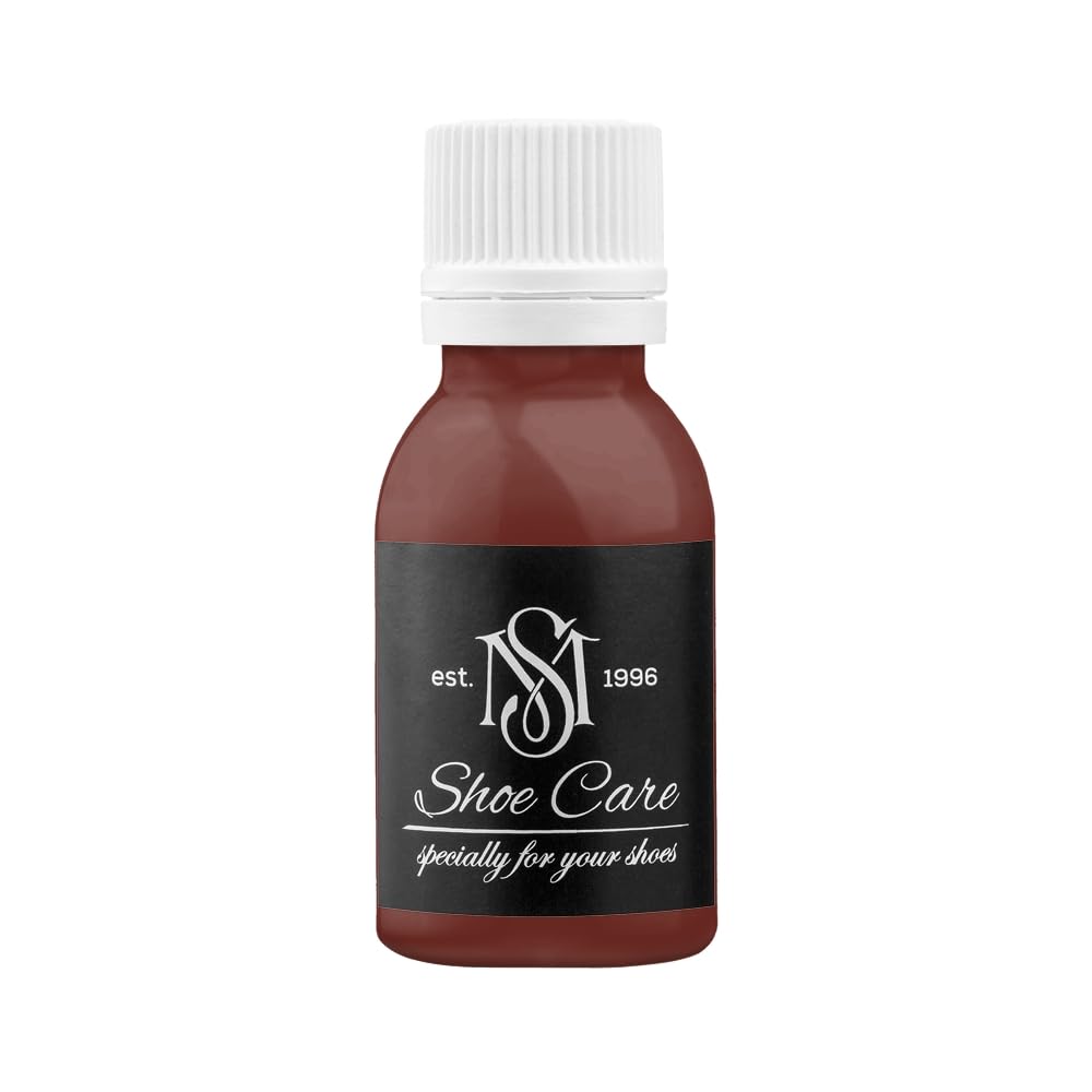 Teinture Universelle - NCS S 6030-Y90R Brun Rouge Noirci - Peinture Cuir Haute Couvrance pour Chaussures, Sacs et Sneakers par MAVI STEP - 1.70 fl oz / 50 ml