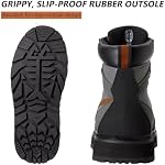 BASSDASH Men’s Wading Boots Lightweight Anti-Slip Rubber Sole Fly Fishing Wading Shoes