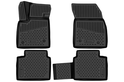 Element Premium 3D TPE Mats for Ford Focus 4 Estate (2018-present) - Custom Fit, Deep Grooves, Easy to Clean