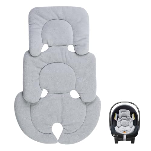 Infant Car Seat Insert Compatible with Chicco Keyfit 30, Carseat Insert Support for Infant, Soft Head and Body Support, Reversible Design Cushion Pad, Non-Slip, for Car Seats, Swing and Strollers