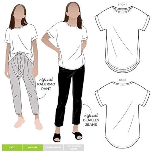 Style Arc Sewing Pattern - Teagan Knit Top (Sizes 04-16)