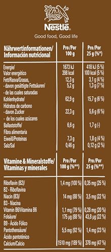 NESTLÉ LION Breakfast Cereal Bar, knuspriger Frühstücksriegel mit Karamell & Milchschokolade und 32% Vollkorn als leckerer Snack, 8er Pack (à 4 x 25g)