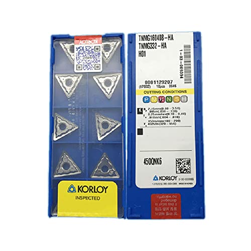 KORLOY 100% original TNMG TNMG16 TNMG1604 TNMG160408 HA TNMG160408-HA H01 Diamond Turning Blade