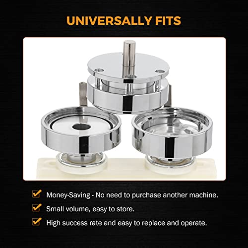 Beamnova Button Maker Keychain Bottle Opener Making Mold 58Mm With 100 Sets Of Button Part Supplies, Circle Cutter, Accessories For Sliding Rail Pin Making Machine #TOP1