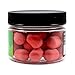 WCB Carp Baits - Dumbells Wafters Hookbait - Carp Bait - Ideal for Carp Fishing (Red - Strawberry Flavor)