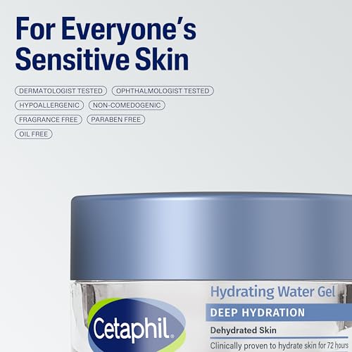 Cetaphil Deep Hydration Water Gel Face Moisturizer, Dry Skin, 1.7oz - image 6