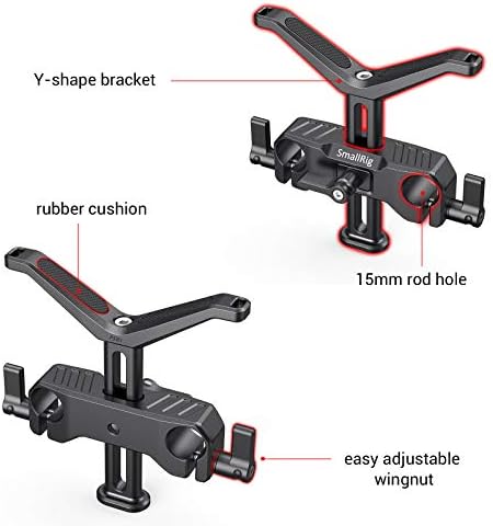 SMALLRIG Universal 15mm Lens Support with LWS Rod Clamp - BSL2681