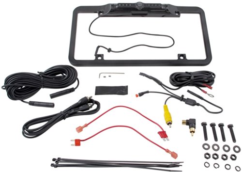 Edge Products 98201 Black License Plate Mount CTS Back-Up Camera