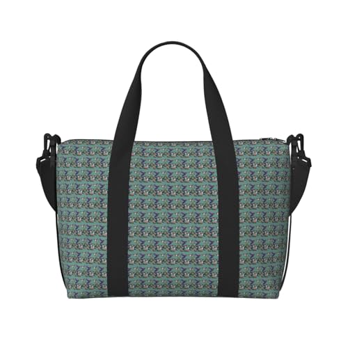 Sac de voyage pour s'évader le week-end avec le motif oiseaux