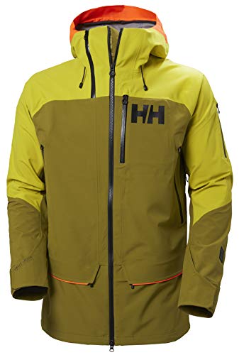 Helly-Hansen Mens Ridge Shell 2.0 Waterproof Ski Jacket, 458 Uniform Green, Medium
