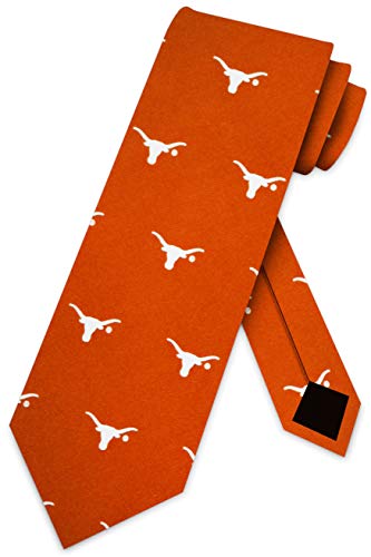Eagles Wings Texas Longhorns Ties Mens Neckties (Prep Silk)