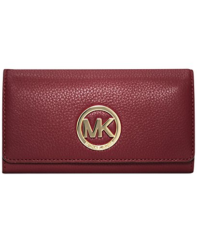MICHAEL Michael Kors Fulton Carryall Wallet in Claret