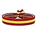 BDM Elastisches Armband mit spanischer Flagge, rotes und gelbes Band, verstellbar.,