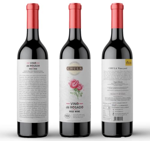 Image of DAIVIK ORGANIC CHULA NON ALCOHOLIC WINE - ROSE WINE- 750 ML