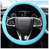 【Protección duradera】Funda para volante con agarre cómodo para viajes largos que protege contra el desgaste, la decoloración y los arañazos, prolongando la vida útil de su volante.