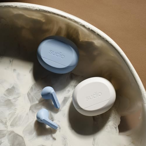 Image of Sudio A3 All-Day Wireless Earbuds - 25H Playtime, Bluetooth 5.4, Sweat & Splashproof, Balanced Sound, Clear Calls with Enhanced Mics, USB-C Charging, Made from Recycled Plastics (Blue)