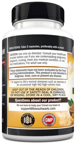 BioSchwartz Turmeric Curcumin with BioPerine