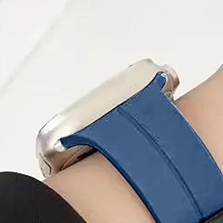 سوار سيليكون رياضي مغناطيسي متوافق مع ساعة آبل الترا/الترا 2 بمقاس 49 ملم و45 ملم و44 ملم و42 ملم، سوار مرن لساعات لسلسلة ساعات اي ووتش 9/8/7/6/5/4/3/2/1/SE من في فولت