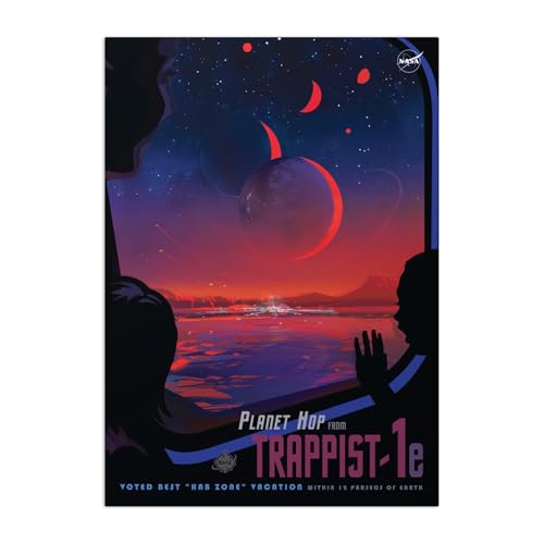 Displate Official NASA Metal Poster Magnetic Mounting Included Licensed Artwork