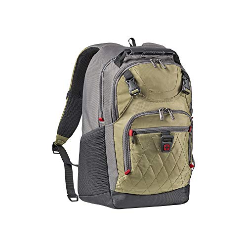 Wenger/SwissGear Priam 16'' 16" Mochila Marrón, Gris - Funda (Mochila, 40,6 cm (16"), Tirante para Hombro, 1,1 kg, Marrón, Gris)