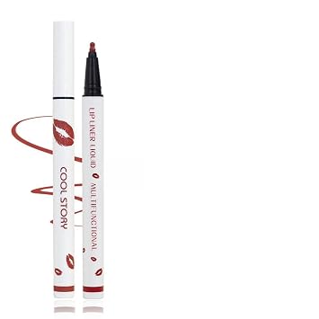 COOL STORY Lip Liner Pencil - Matte Lip Tint Stain Marker - Long Lasting Waterproof 01#