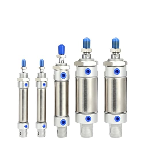 Vérin MA16 pneumatique en inox avec aimant pour automatisme exigeant